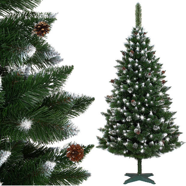 Kunstkerstboom Frosted Pine 150 cm Zonder Verlichting Met Sneeuw