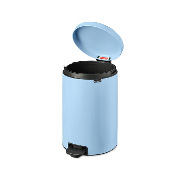 Brabantia NewIcon pedaalemmer 20 liter met kunststof binnenemmer - Dreamy Blue