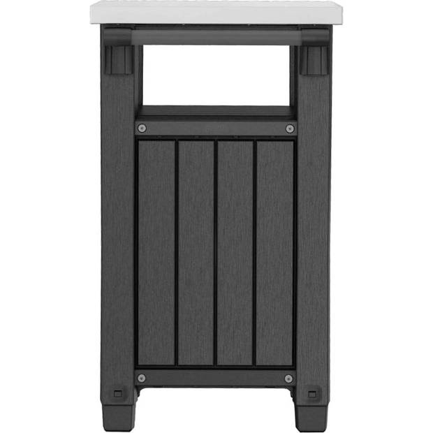 Keter Unity Classic BBQ tafel - 76.4x52x90 cm - 105L - Grafiet