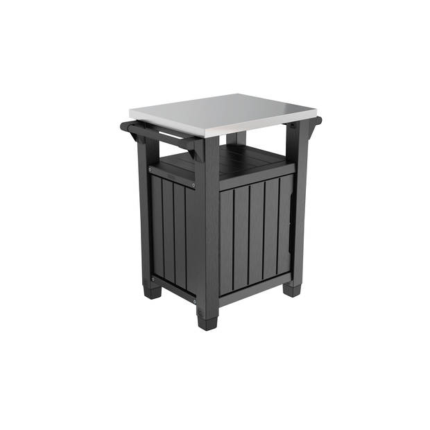 Keter Unity Classic BBQ tafel - 76.4x52x90 cm - 105L - Grafiet