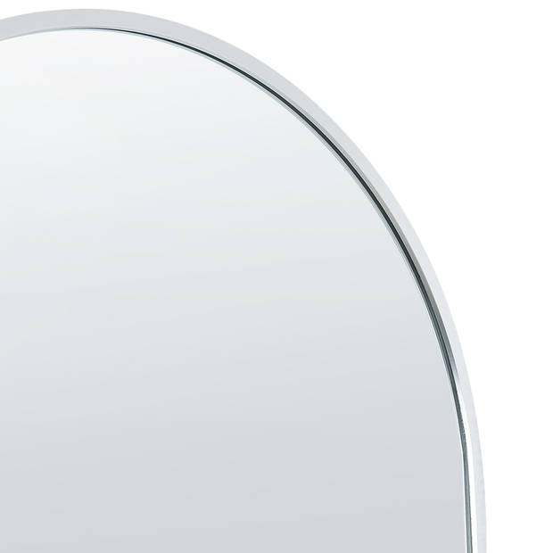 Beliani BAGNOLET - Staande spiegel-Zilver-Aluminium