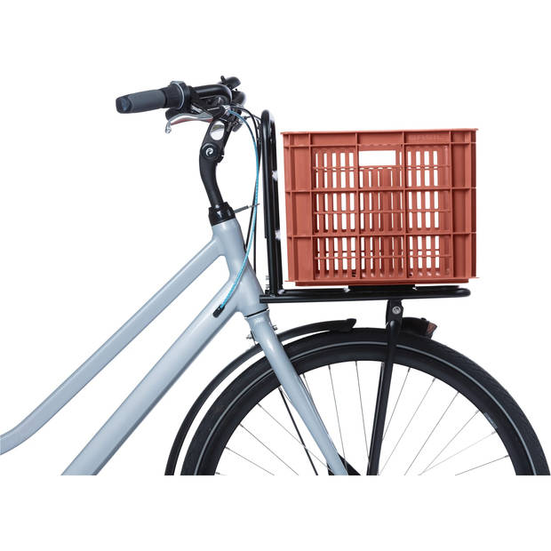 Basil fietskrat gerecycled L 40 liter rood - 21161