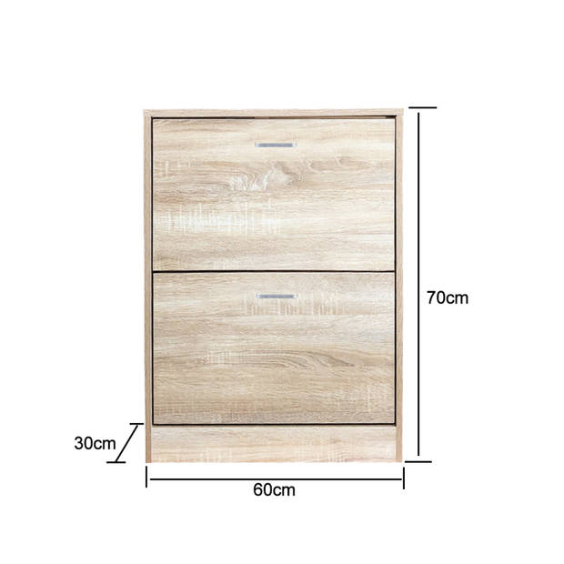 Schoenenkast - schoenenrek - 2 vakken