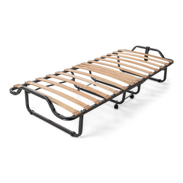 Wicotex-By Charmar Vouwbed 90x200 cm–Logeerbed– Opklapbed 1 Persoons -inclusief matras 10.5cm dikte