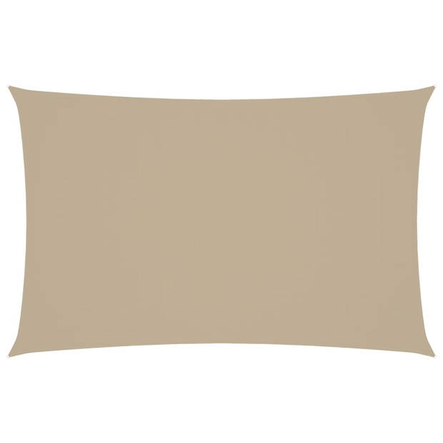 vidaXL Zonnescherm rechthoekig 5x8 m oxford stof beige