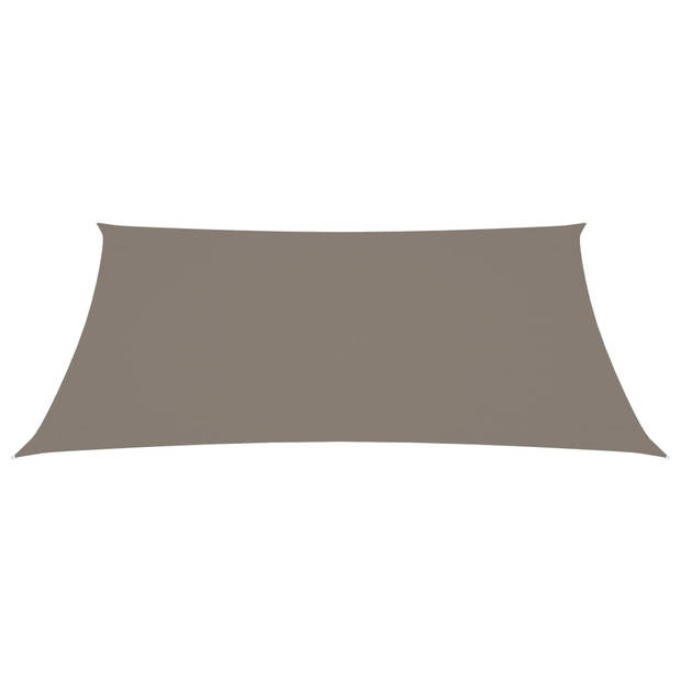 The Living Store Zonnezeil - Rechthoekig - 2.5 x 4 m - PU-gecoat oxford stof - Taupe