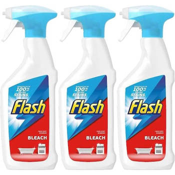 Flash - Spray met Bleekmiddel - 3 x 1050ml
