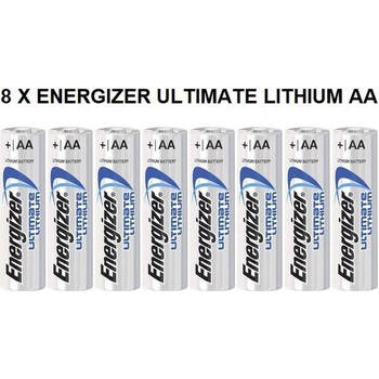 Energizer AA Lithium batterijen - 8 STUKS