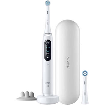 Oral-B elektrische tandenborstel iO Serie 8s(Wit) + extra refill