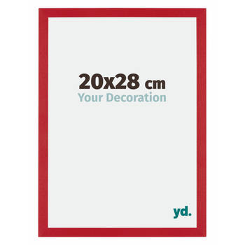 Fotolijst 20x28cm Rood MDF Mura