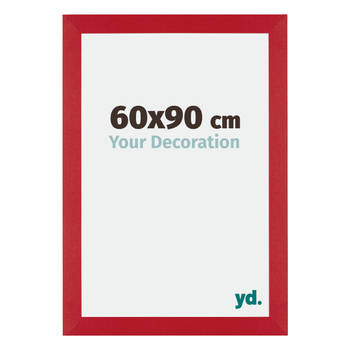 Fotolijst 60x90cm Rood MDF Mura