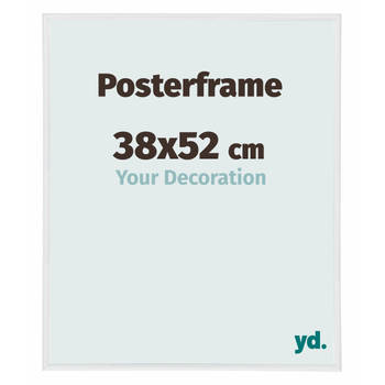 Posterlijst 38x52cm Wit Hoogglans Kunststof Paris