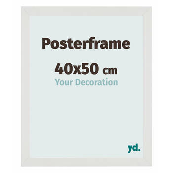 Posterlijst 40x50cm Wit Mat MDF Parma