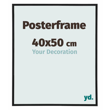 Posterlijst 40x50cm Zwart Mat Kunststof Paris