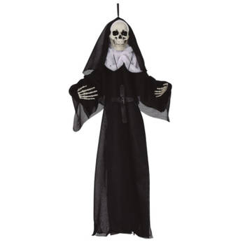 Hangende horror decoratie skelet non 50 cm - Halloween poppen