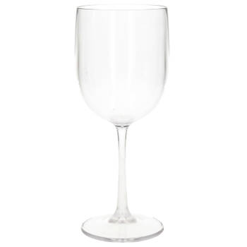 Onbreekbaar wijnglas transparant kunststof 48 cl/480 ml - Wijnglazen