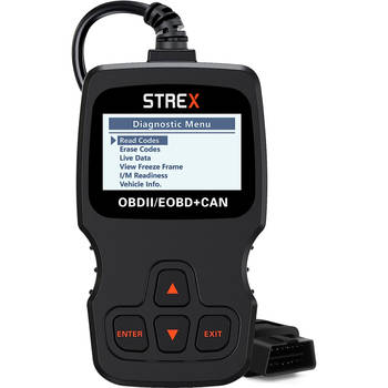 Strex OBD Scanner - OBD2 - Auto uitlezen - Storing Verwijderen - NL Taal - Auto scanner - Diagnose apparatuur voor