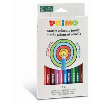 Primo PRIMO - 12 Jumbo kleurpotlood ø5.5mm in doos