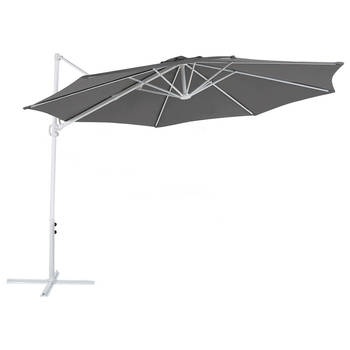 Beliani SAVONA II - Cantilever parasol-Grijs-Polyester