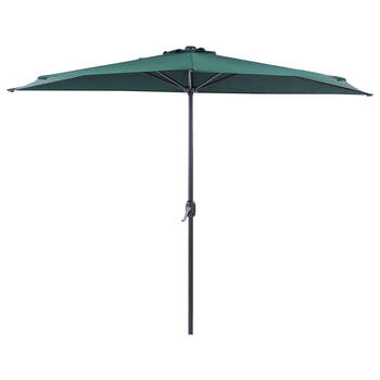Blokker Beliani GALATI - Halfronde parasol-Groen-Polyester aanbieding