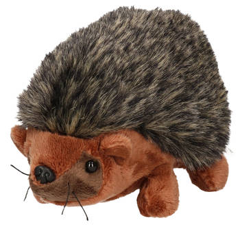 Pluche knuffel dieren Egel van 17 cm - Knuffeldier