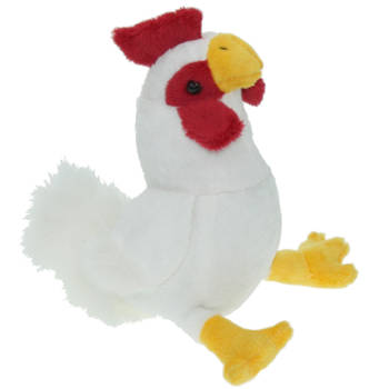 Pluche knuffel dieren Kip vogel van 20 cm - Vogel knuffels