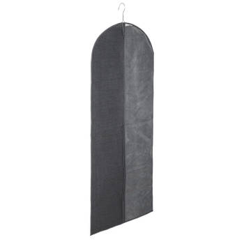 Kleding/beschermhoes linnen grijs 130 cm - Kledinghoezen