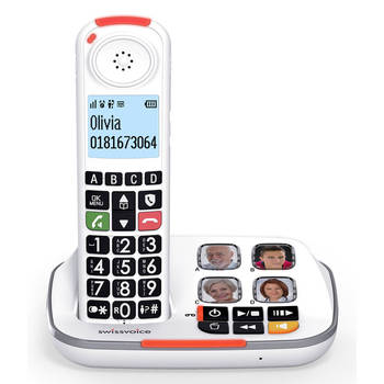 Swissvoice X2355 Draadloze huistelefoon voor de vaste lijn foto toetsen
