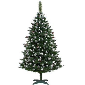 Kunstkerstboom Frosted Pine 180 cm Zonder Verlichting Met Sneeuw