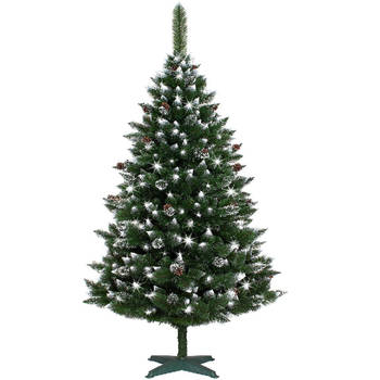 Kunstkerstboom Frosted Pine 150 cm Zonder Verlichting Met Sneeuw