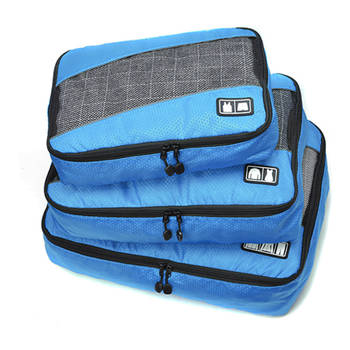 Packing Cubes 3 Delige reis Set - Koffer organizer - Handbagage inpak