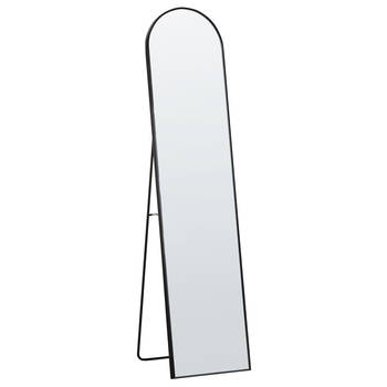Beliani BAGNOLET - Staande spiegel-Zwart-Aluminium