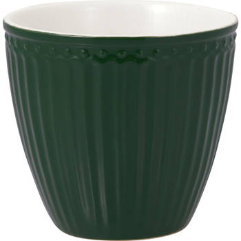 GreenGate Beker (Latte Cup) Alice pinewood green 300 ml - Ø 10 cm