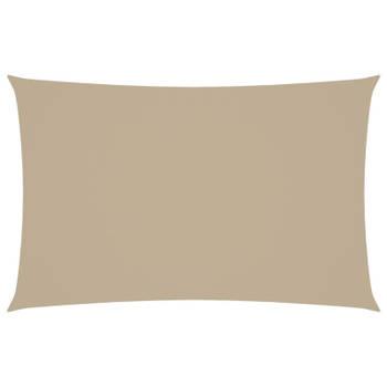 vidaXL Zonnescherm rechthoekig 5x8 m oxford stof beige