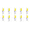 LED Lamp 10 Pack - Aigi - G9 Fitting - 3.3W - Helder/Koud Wit 6500K Vervangt 36W