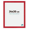 Fotolijst 24x30cm Rood MDF Mura