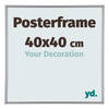 Posterlijst 40x40cm Zilver Hoogglans Kunststof Paris