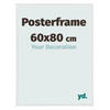 Posterlijst 60x80cm Wit Hoogglans Kunststof Paris