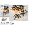 Kerstverlichting - Clusterverlichting - 768 LED's - Lengte: 5.5 meter - Warm wit