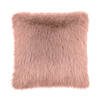 Heckett & Lane Fake Fur Sierkussen Perle - shady pink 48x48cm