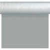 Zilver thema versiering papieren tafelkleed/tafelloper/placemats op rol 40 x 480 cm - Placemats