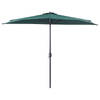 Beliani GALATI - Halfronde parasol-Groen-Polyester