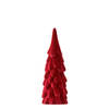 Velvet Kerstboom - Bordeaux rood - H23cm