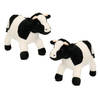 Set van 2x stuks pluche knuffel dieren Koeien van 23 cm - Knuffel boederijdieren