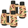 Multipak van 2x stuks kinder speelgoed verrekijkers leger camouflage 15 cm - Verrekijkers