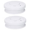 Grundig set van 2x stuks optische rookmelders wit 10 x 3 cm - Rookmelders