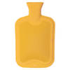 Warmwaterkruik 2 liter van rubber geel - Kruiken