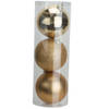 Cosy @Home Kerstballen Goud ø 15 cm - 3 Stuks