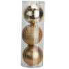 Cosy @Home Kerstballen Goud ø 15 cm - 3 Stuks