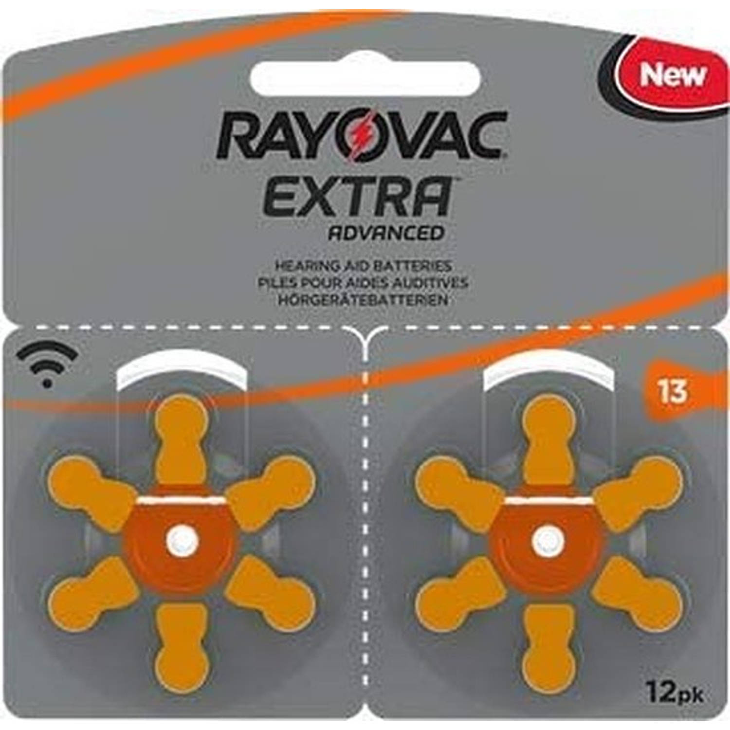 Rayovac Extra Hoorbatterijen 13 Oranje 120-pack